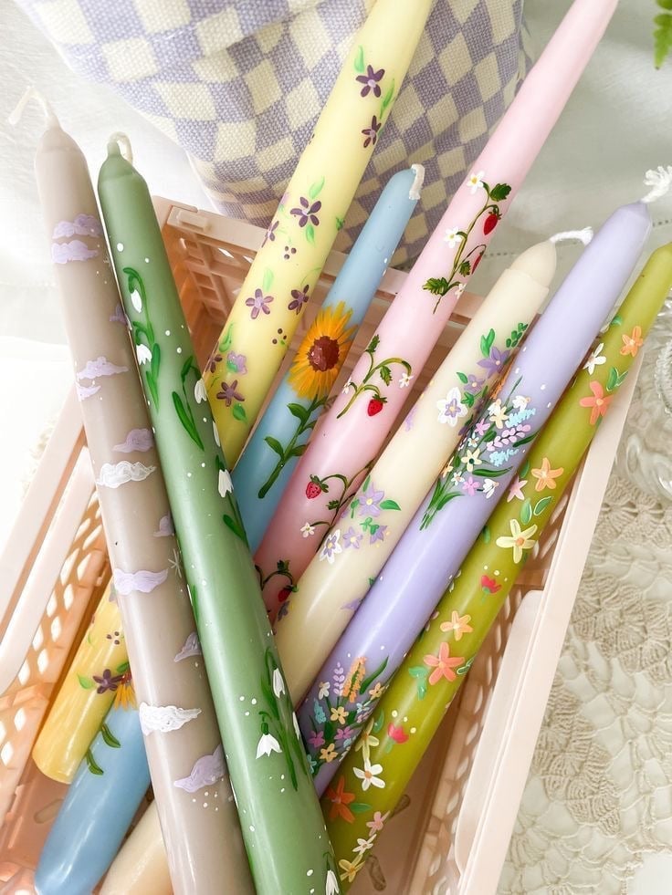 ورشة تلوين الشموع